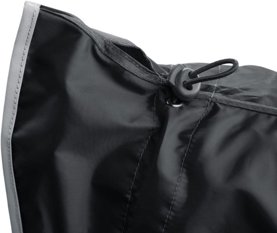 Uppsala Rain - Hunde-Regenmantel, schwarz, 60