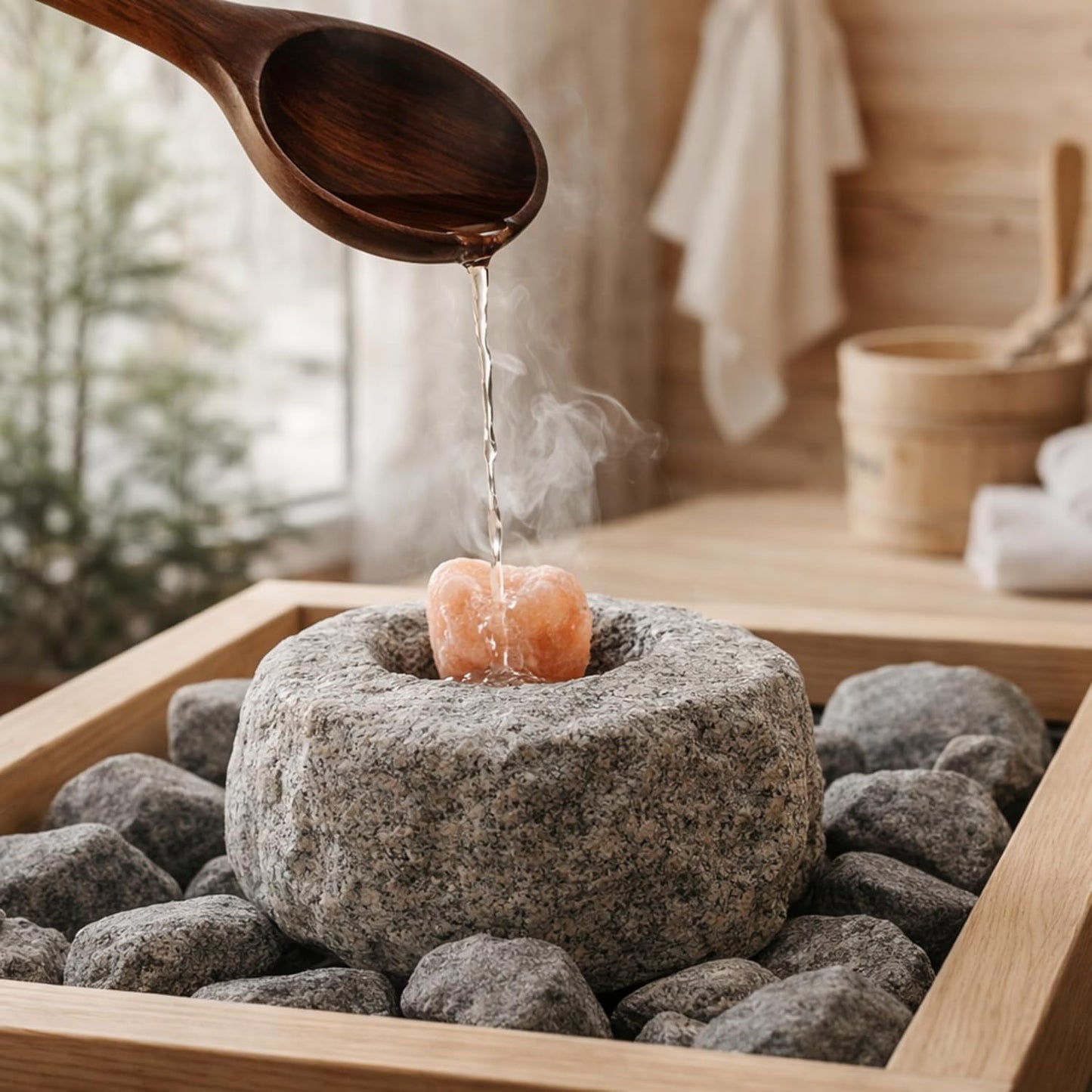 Sole-Set für Sauna