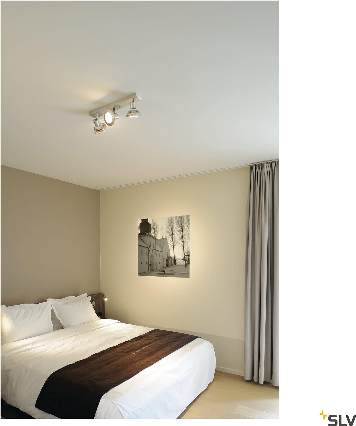 LED-Leselampe Dio Flex Plate, Chrom ohne Leuchtmittel Warmweiss (2700K)