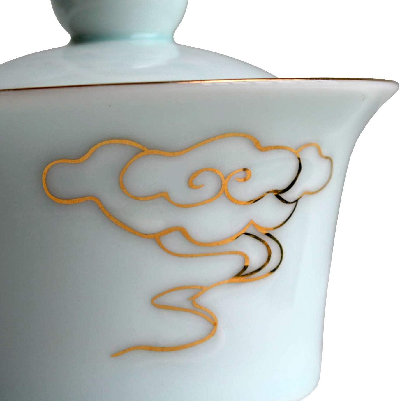 Chinesisches Gaiwan-Teetasse mit Deckel