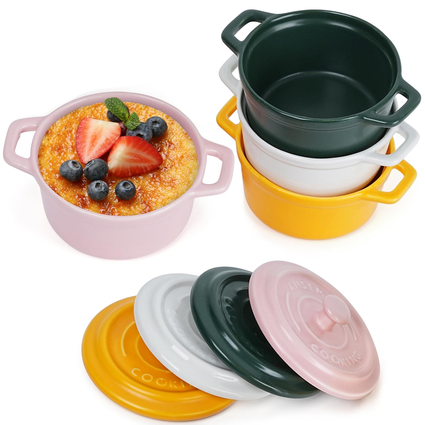 Porzellan Auflaufformen-Set