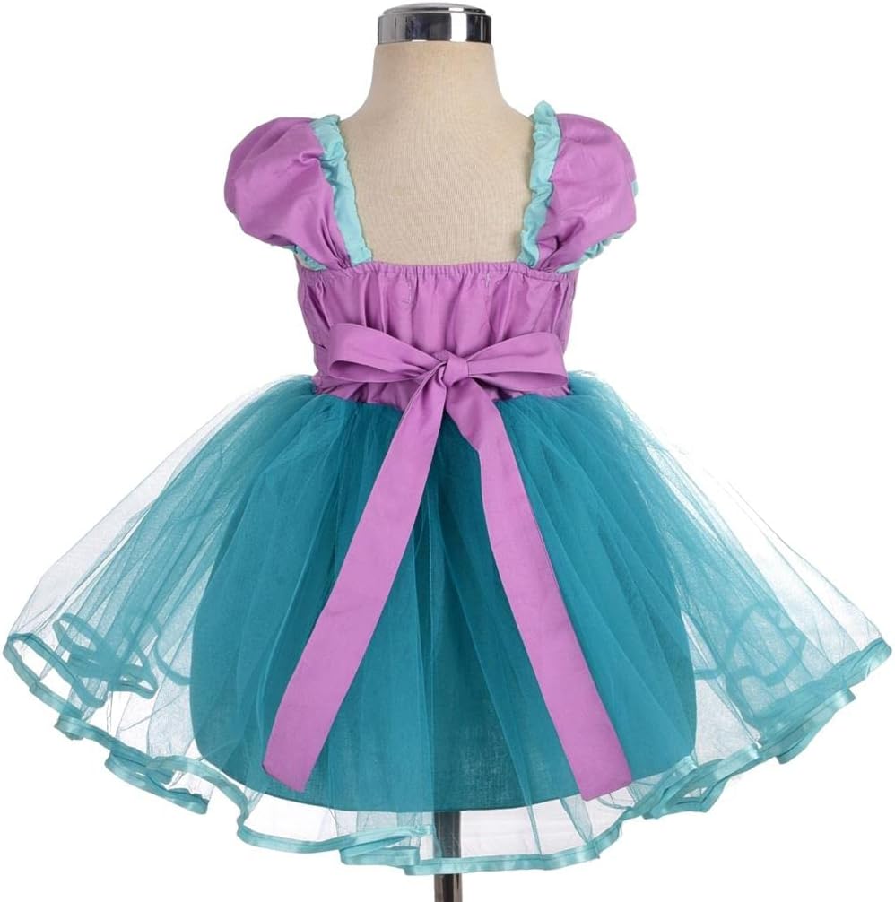 Prinzessinnen-Kleid Kostüm für Mädchen, Tüll - Arielle (Nur Kleid) 3–6 Monate