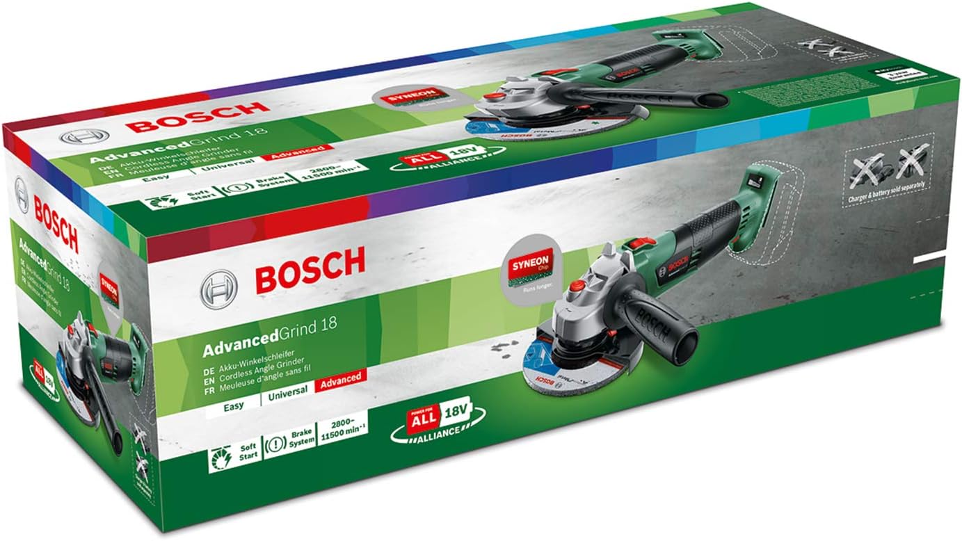 Akku-Winkelschleifer AdvancedGrind 18V (ohne Akku), AdvancedGrind 18V ohne Akku Akku-Winkelschleifer