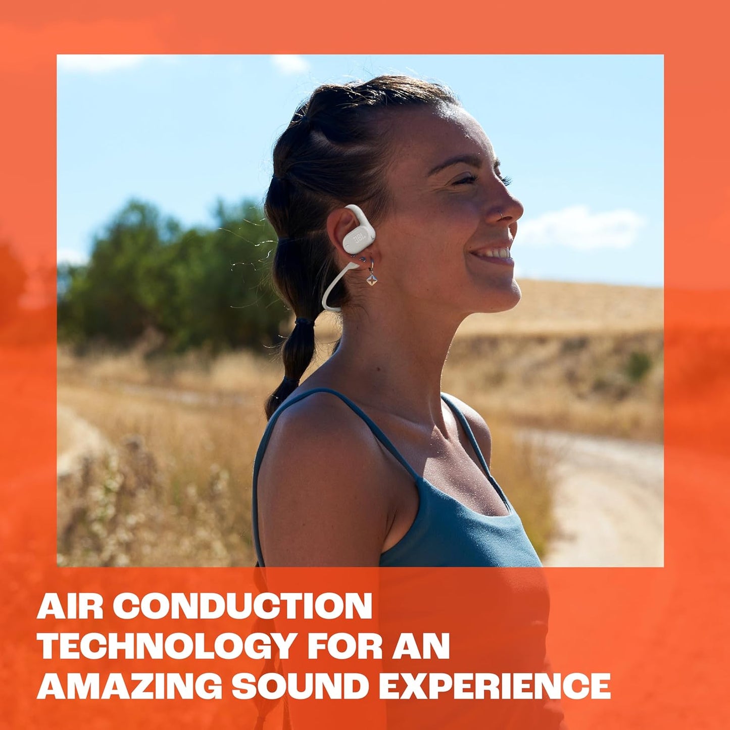 Soundgear Sense Open-Ear-Kopfhörer, spritzwassergeschützt, Schwarz