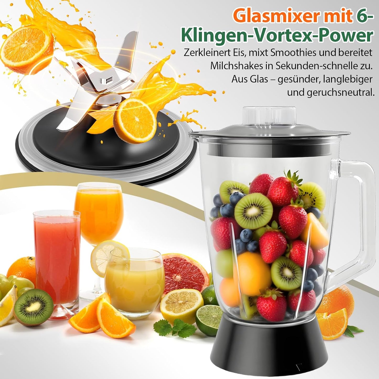 Küchenmaschine & Mixer Kombination