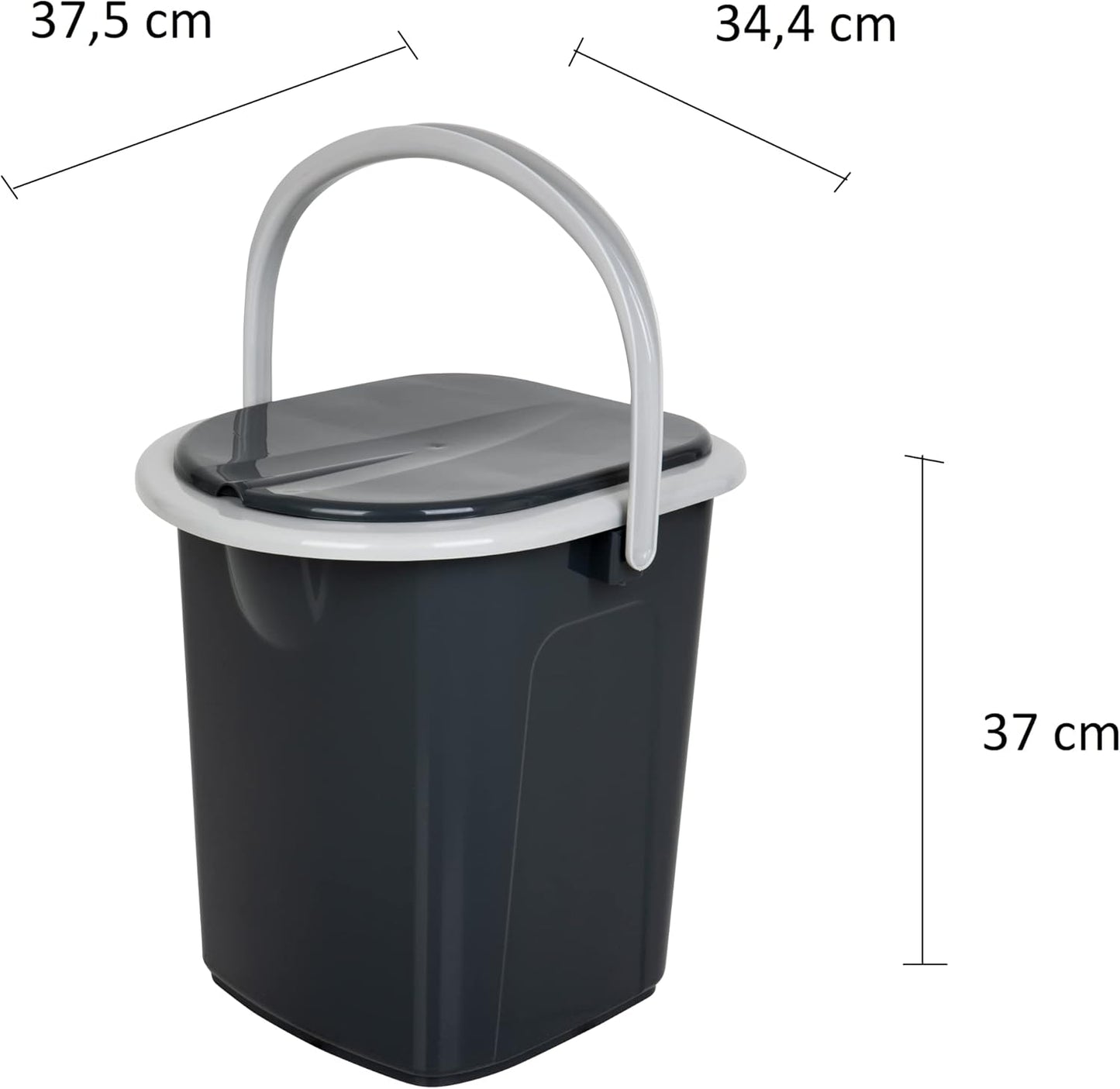 Mobile Campingtoilette 22L, Tragkraft bis 120kg