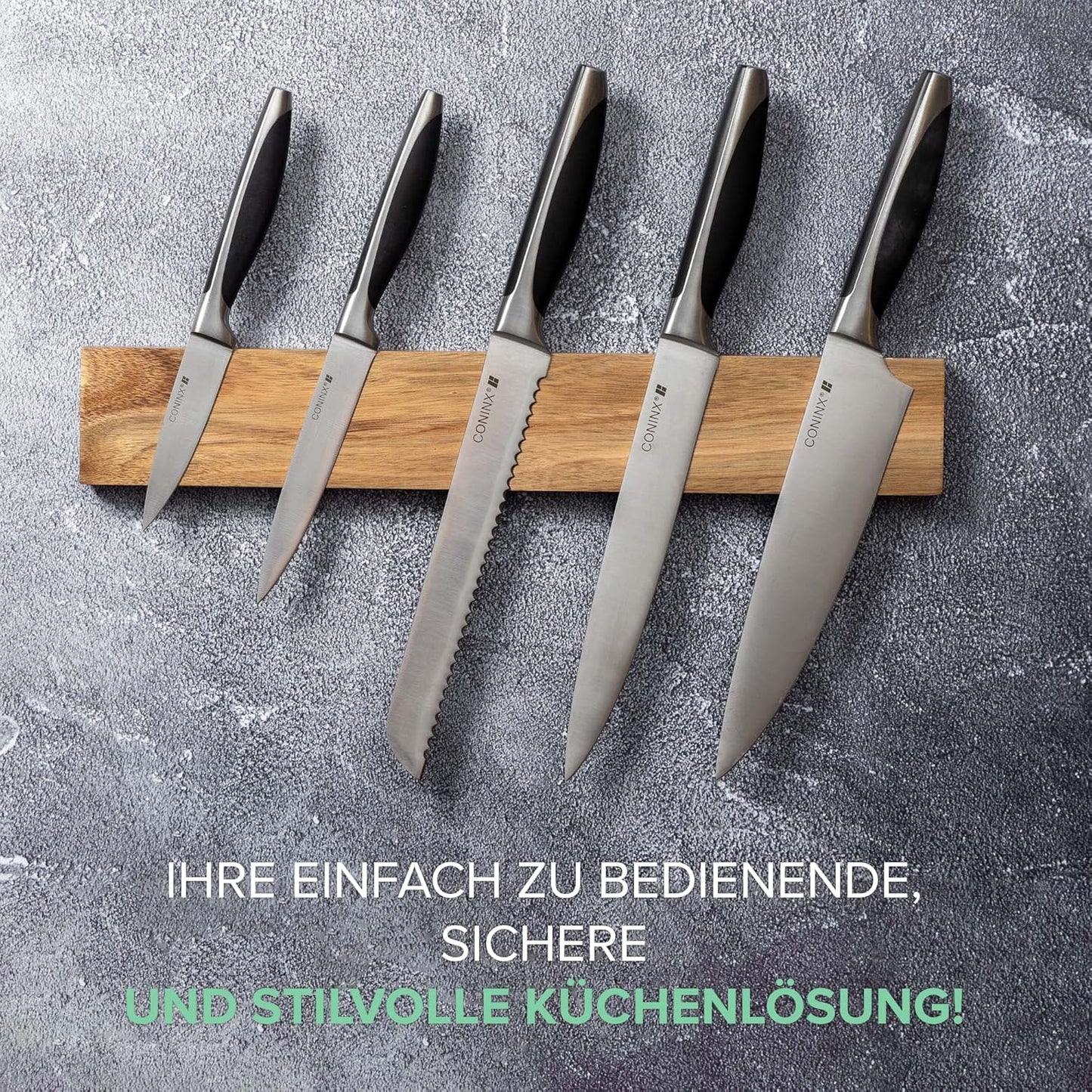Messerhalterung, Akazienholz