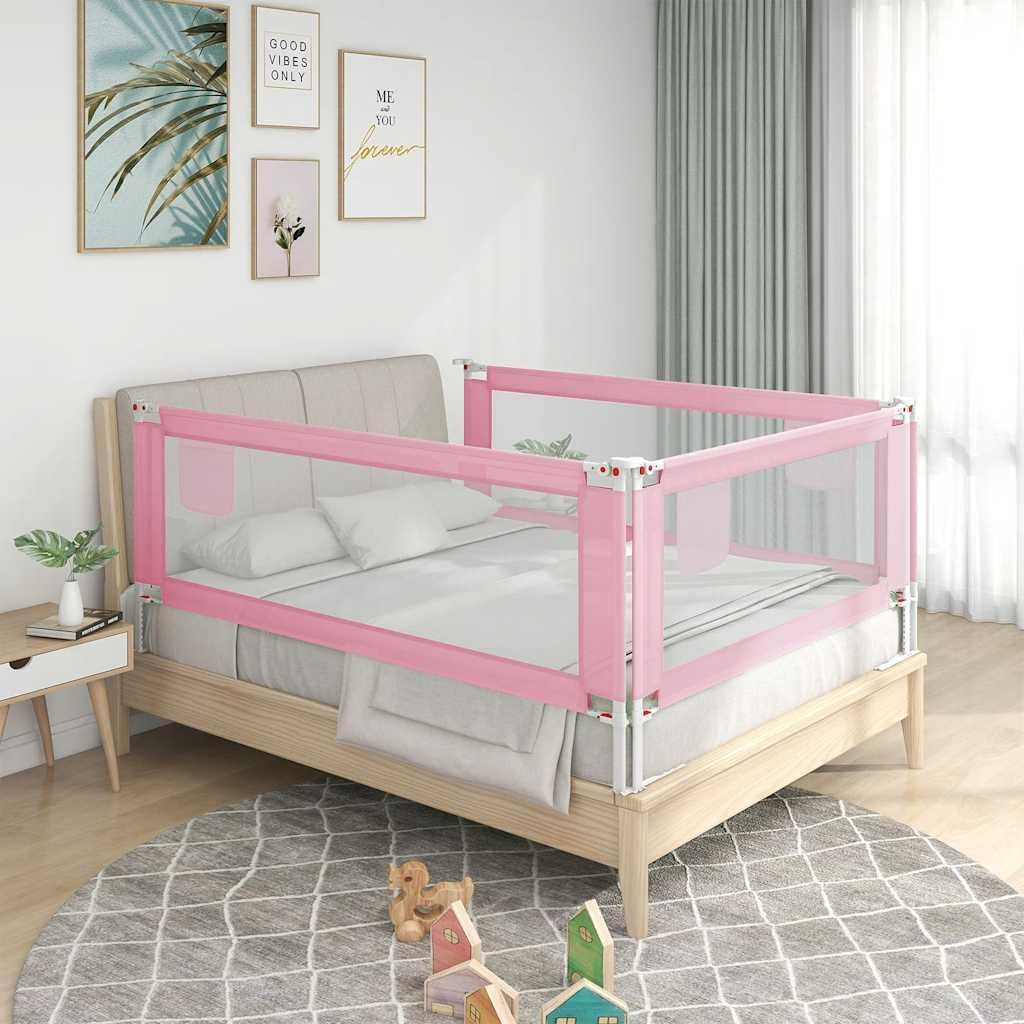 Bettschutzgitter für Kleinkinder, 180 x 25 cm Rosa