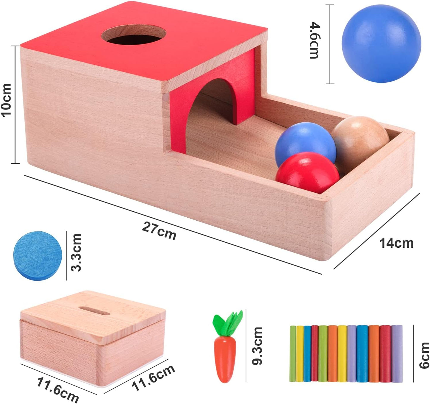 Sensorik Bälle zum Zählen und Sortieren, 4 in 1 toy