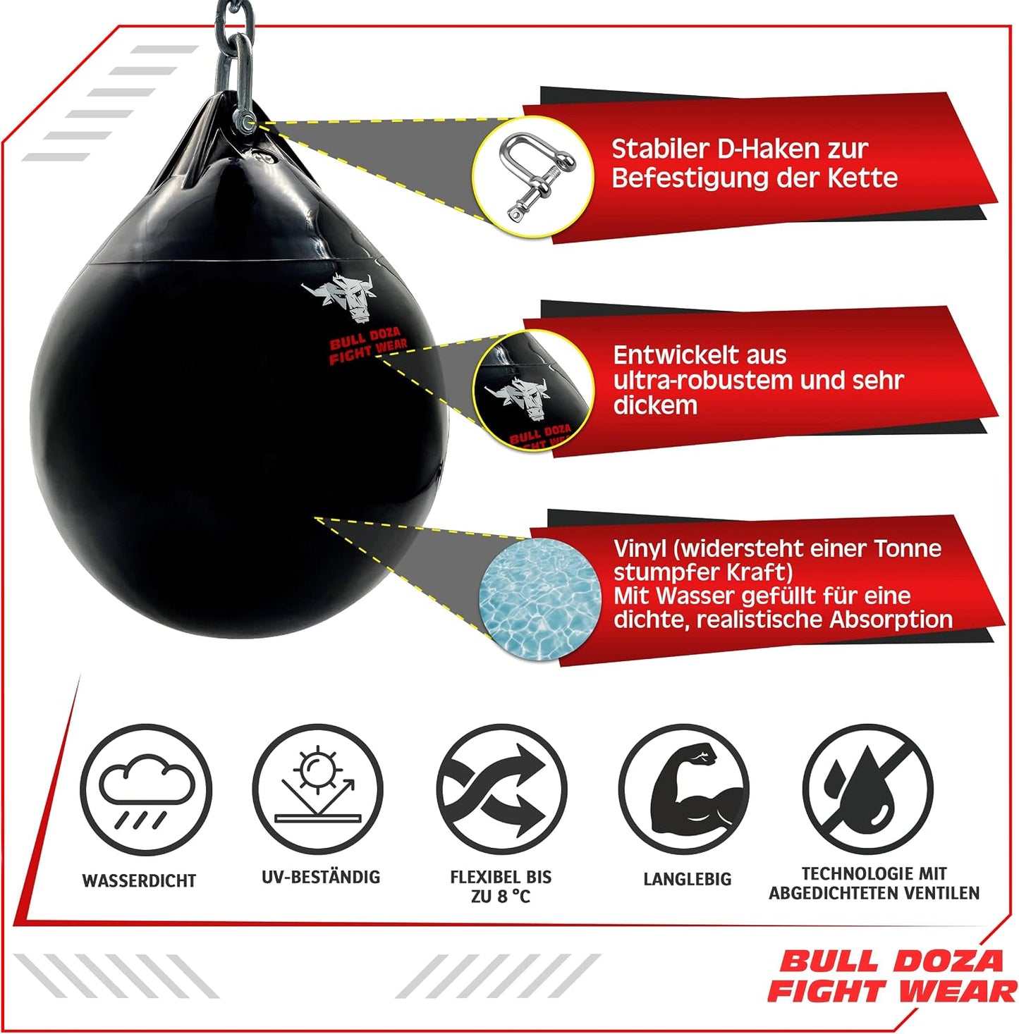 Wasserboxsack, L (48cm) 53kg