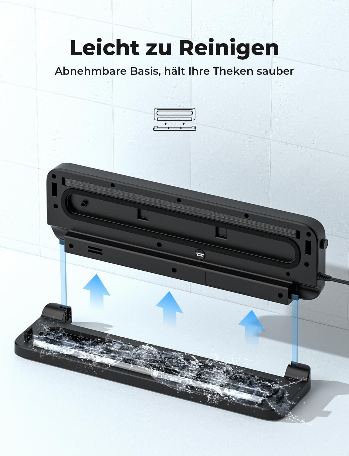 Folienschweissgerät mit Vakuumierschlauch, 5 in 1