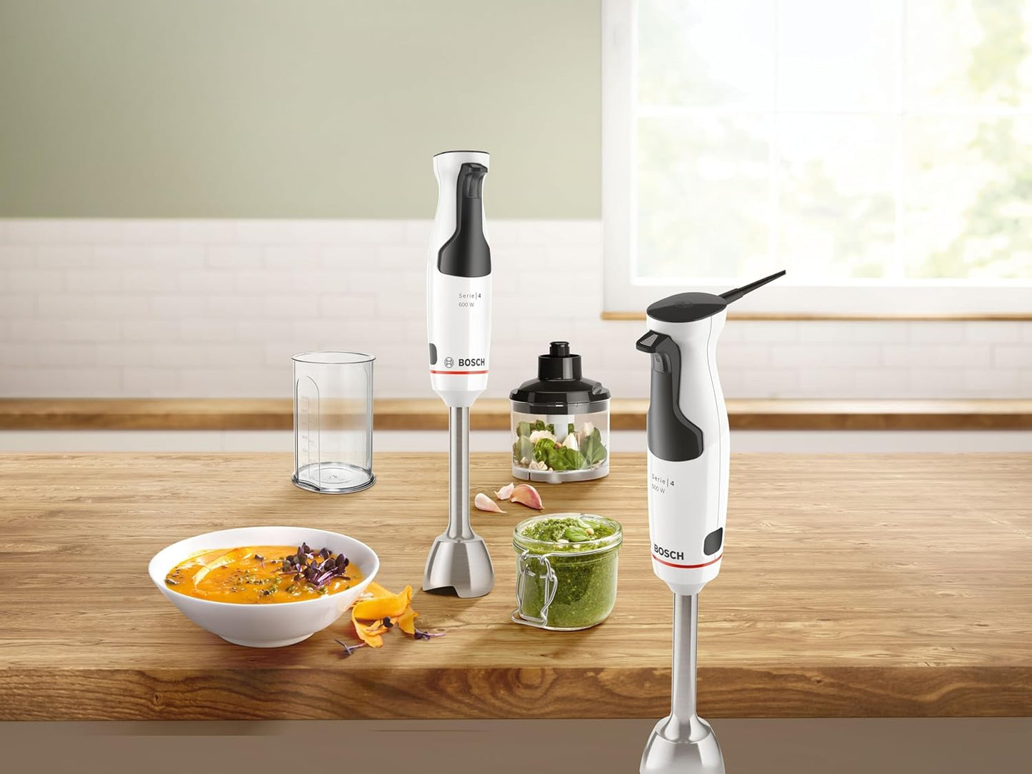 Stabmixer ErgoMaster Serie 4, ErgoMaster Serie 4 Weiss 600 W
