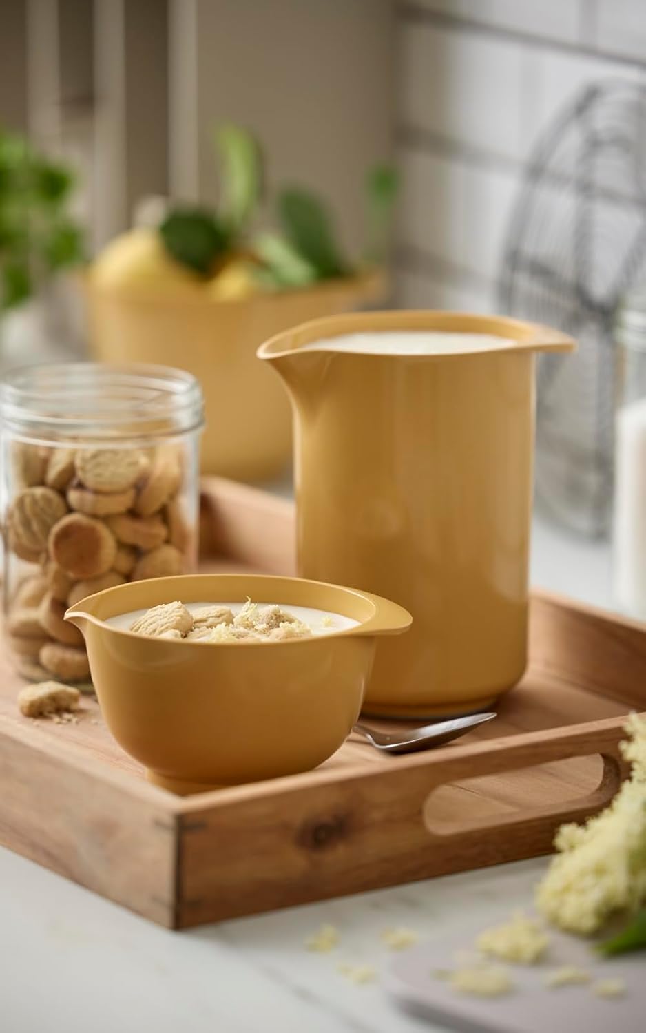 Classic Rührbecher & Mixbecher, Spülmaschinenfest, 1250 ml Curry