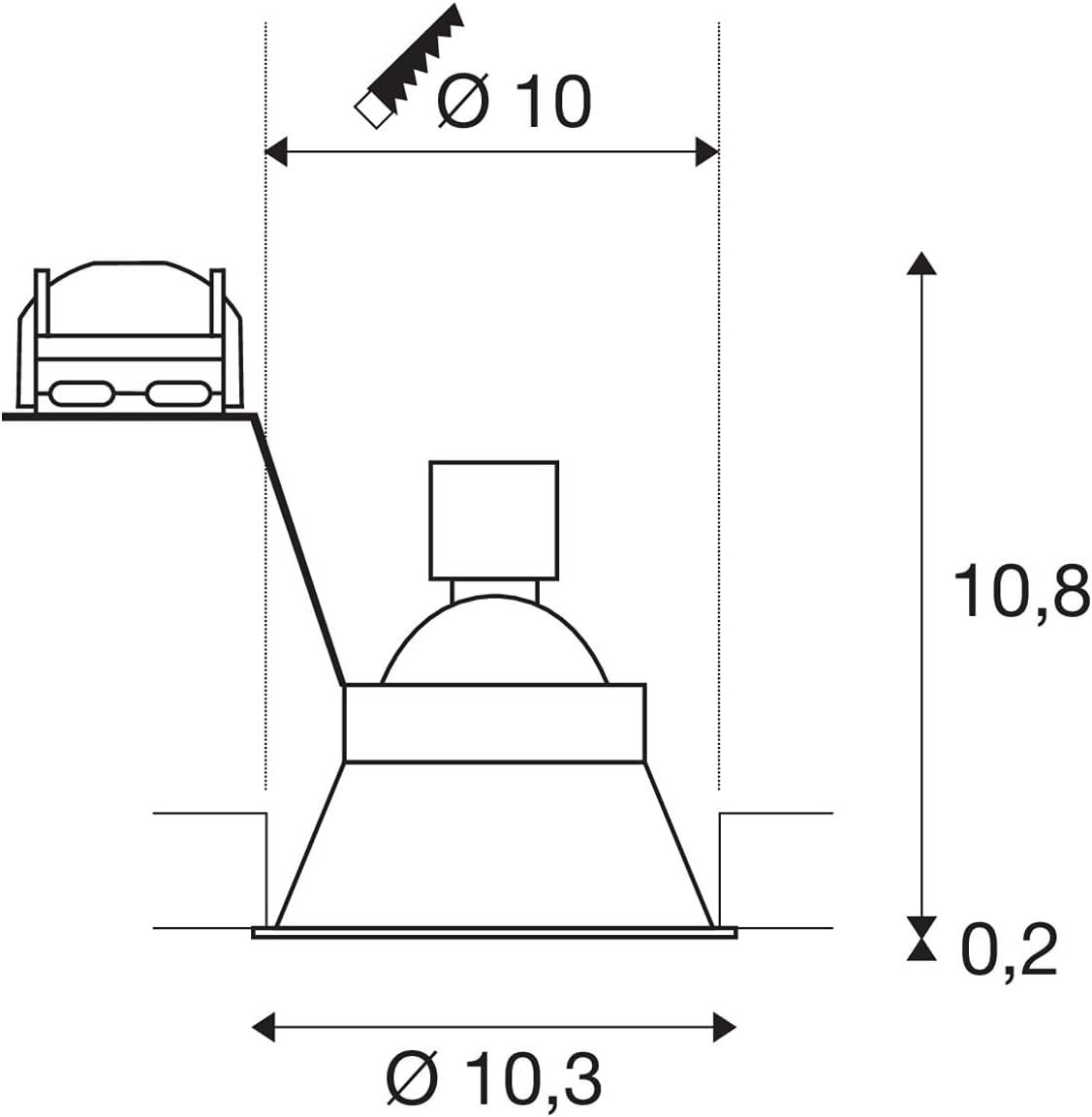Einbaustrahler HORN-O