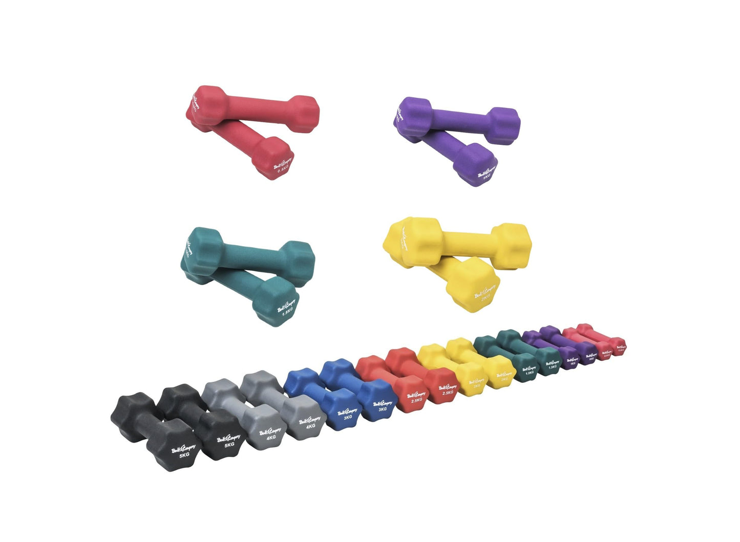 Kurzhantel-Kombi-Set, j - 10 kg Kombi-Set