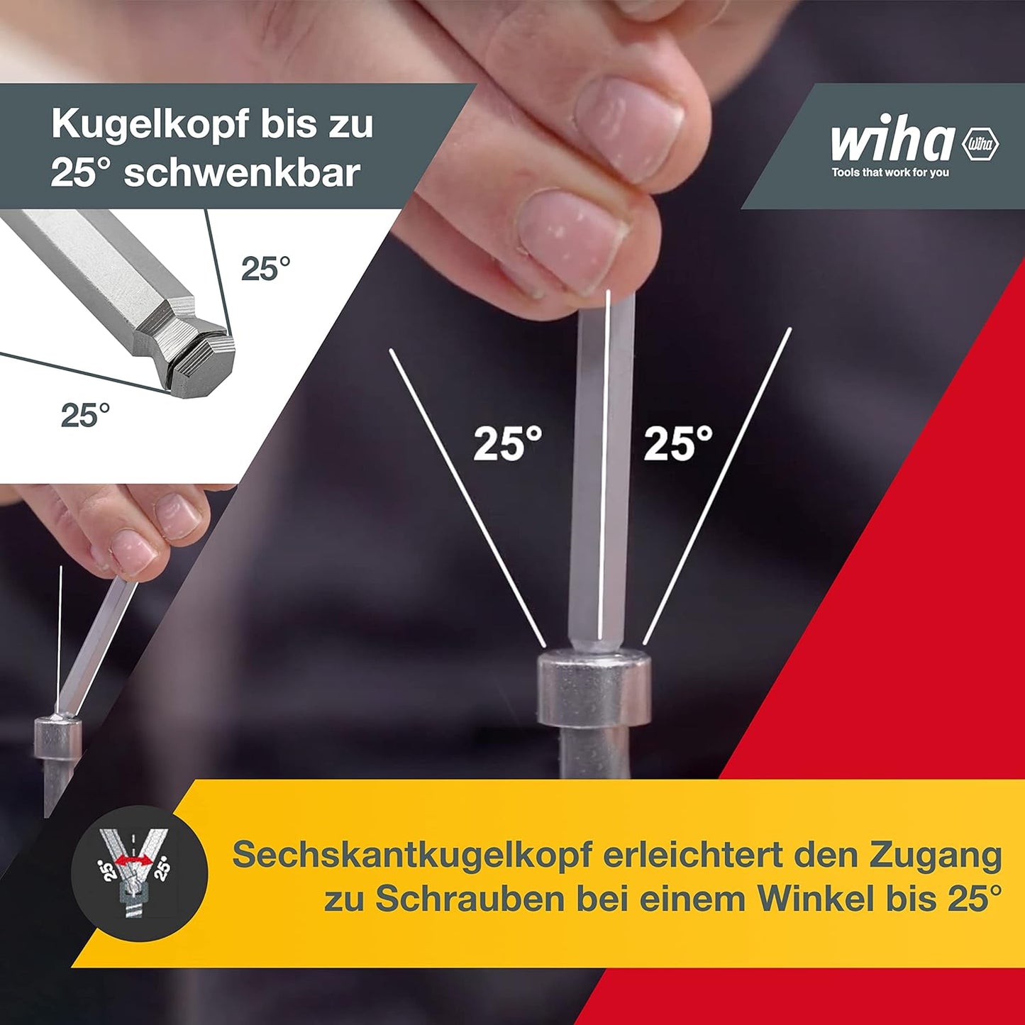 Innensechskant Set im ErgoStar Halter, lose verpackt