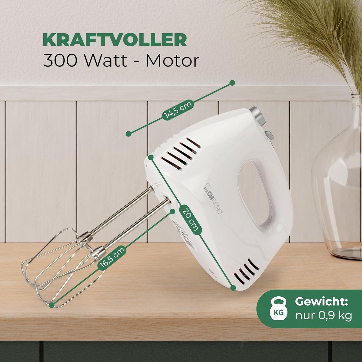 Handmixer & Stabmixer Kombi HM 3524, 300 Watt