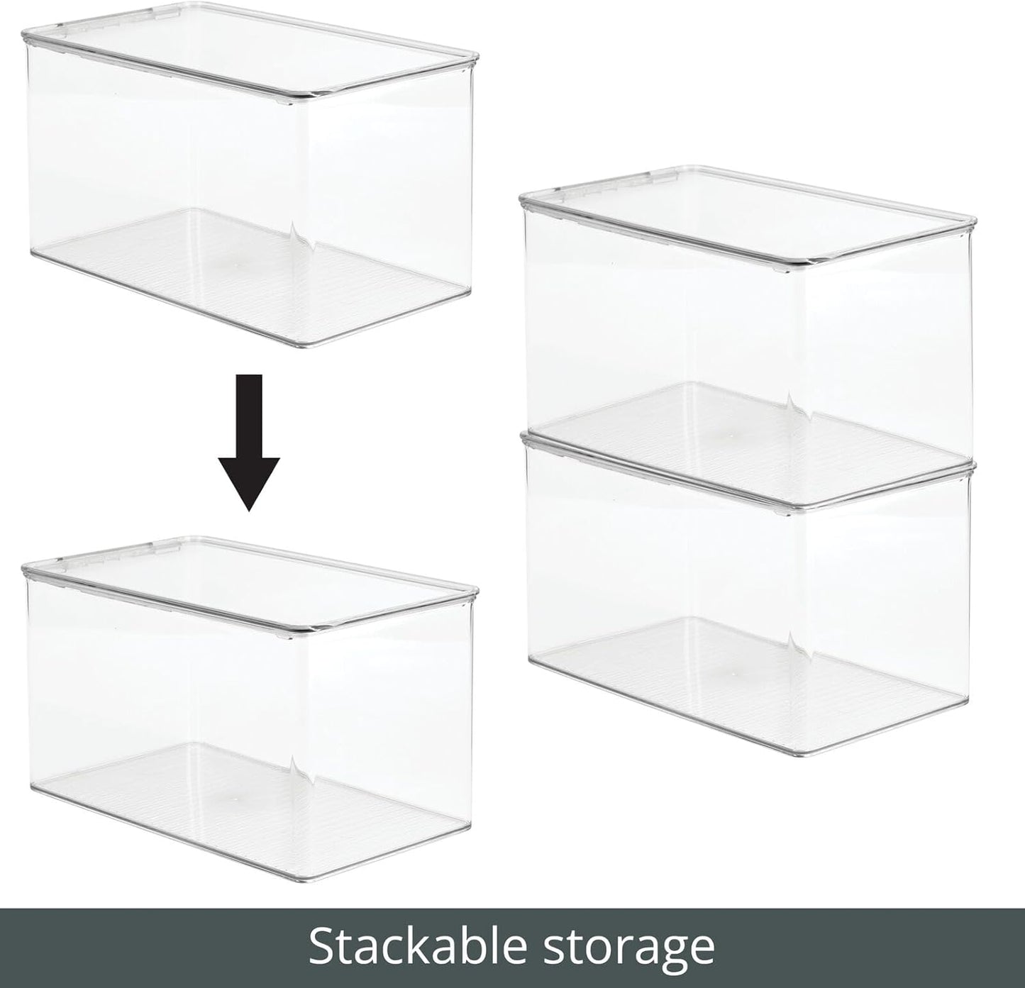 Spielzeug-Aufbewahrungsbox mit Deckel, Pack of 1 18,4 x 32,4 x 17,8 cm