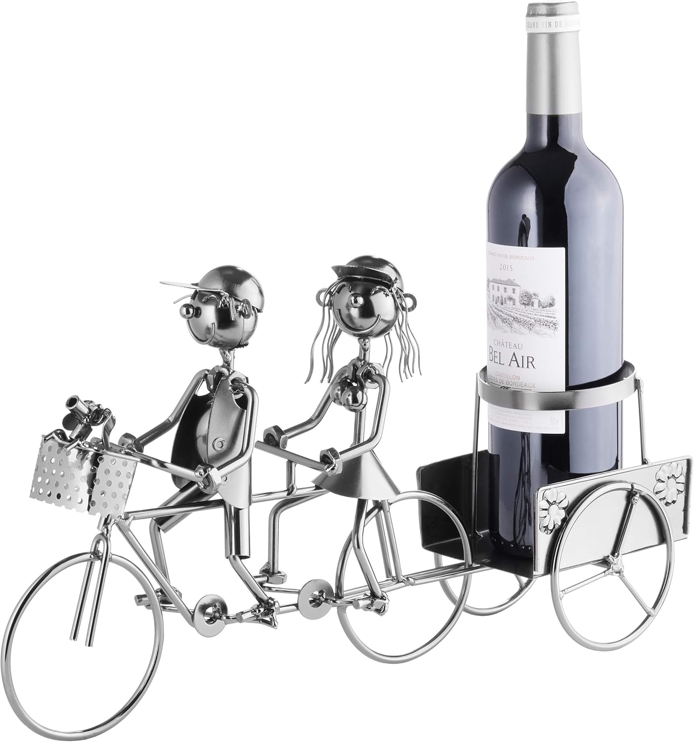Flaschenhalter Paar auf Tandem
