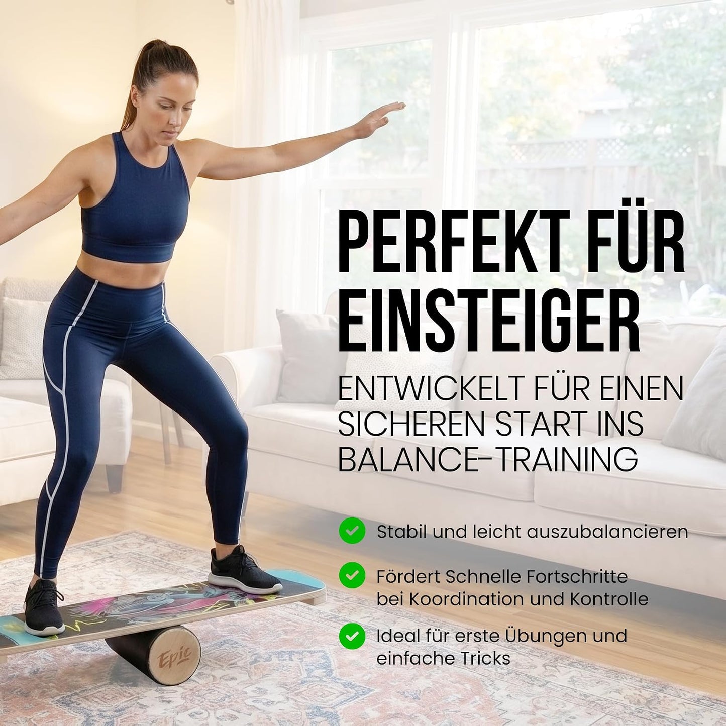 Balance-Board mit Rolle, Punk Monkey