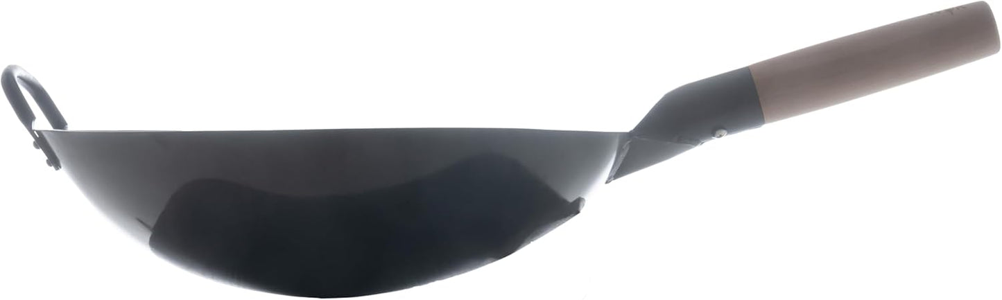Vorgebrannte Wok Pfanne -  Black13