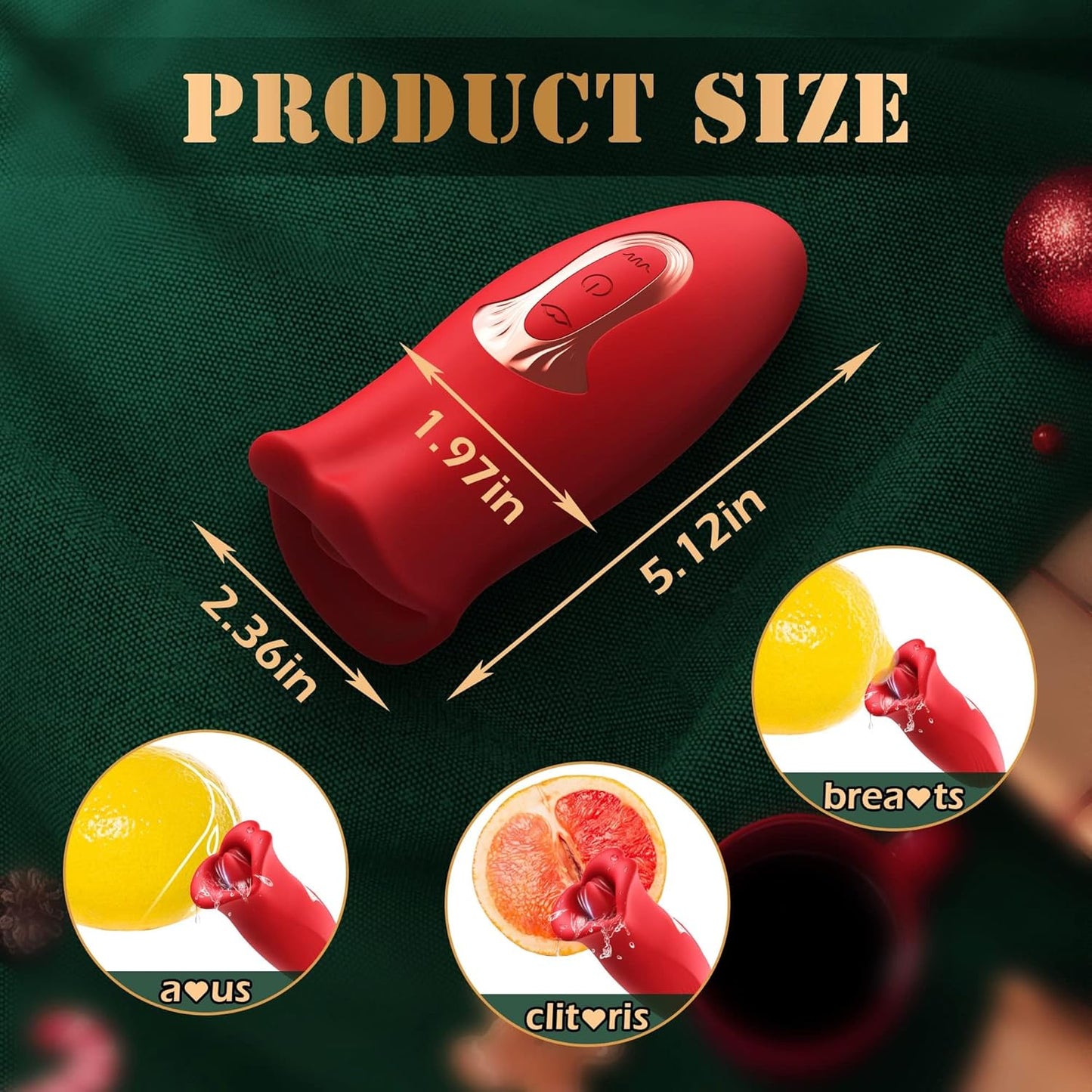 Vibrator mit 10 Saug- und Vibrationsmodi für Frauen