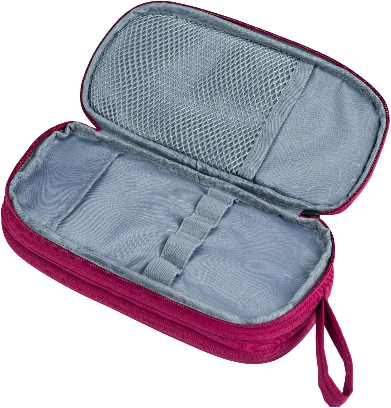 3-teiliges Schulrucksack-Set, Ruby