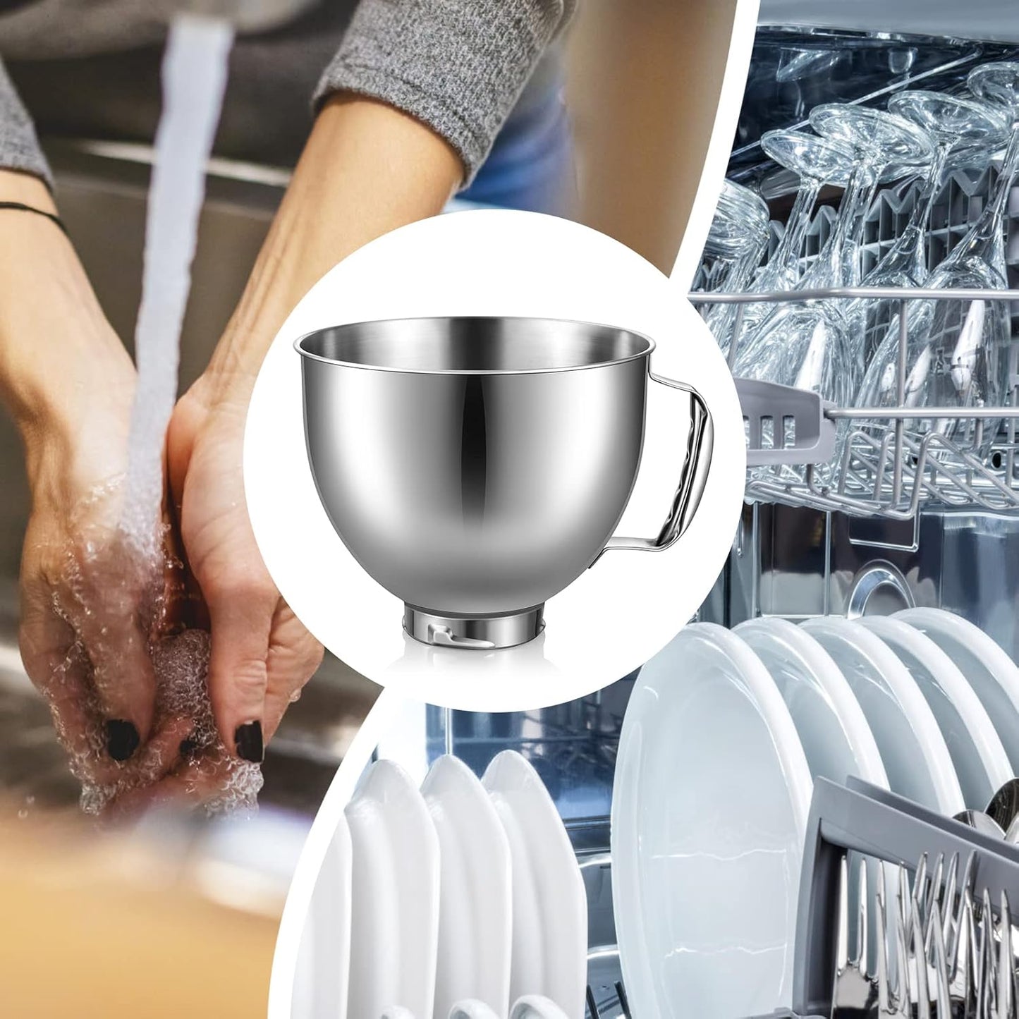 Rührschüssel für KitchenAid Standmixer, Mixer Bowl