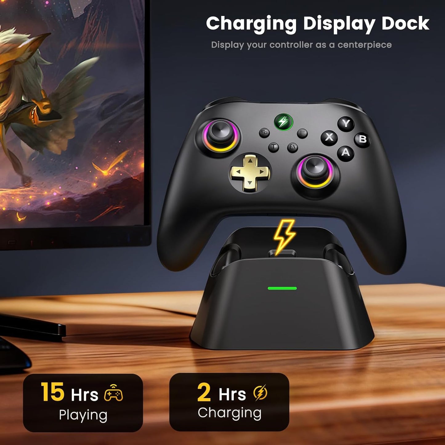 Wireless Gaming Controller mit Ladestation PC300, PC300