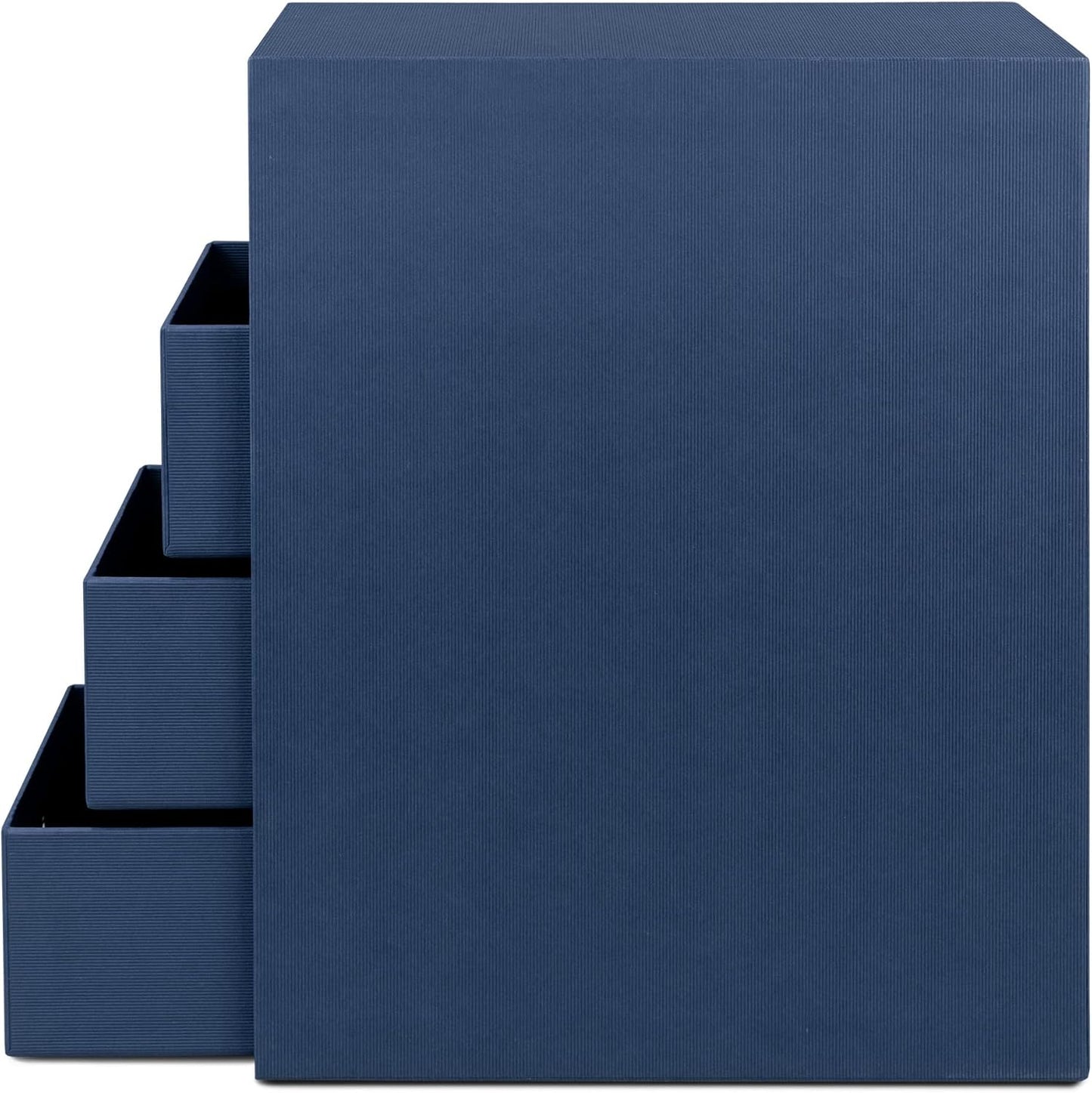 Schubladenbox mit 4 Schubladen, Navy