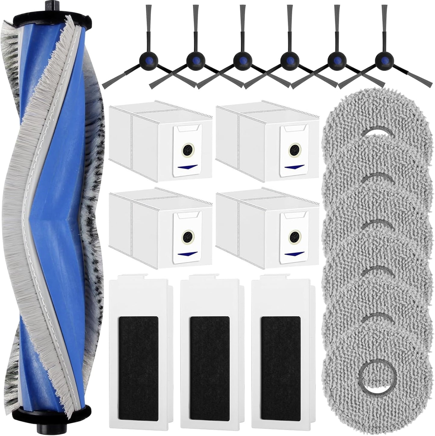 20-teiliges Zubehörset für Deebot T30 Saugroboter, Für Ecovacs Deebot T30 Omni / T30 Pro Omni / T30 Max