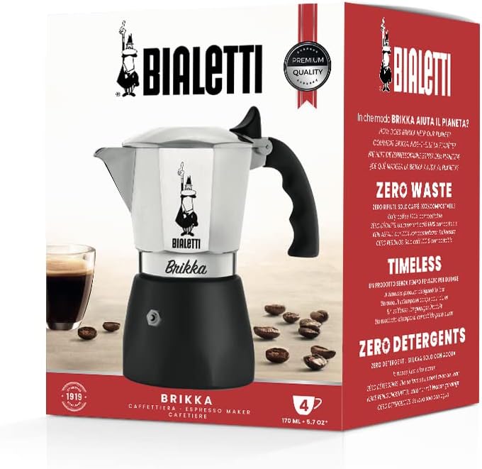 Brikka - Espressokocher für 4 Tassen, BRIKKA 4 tazze