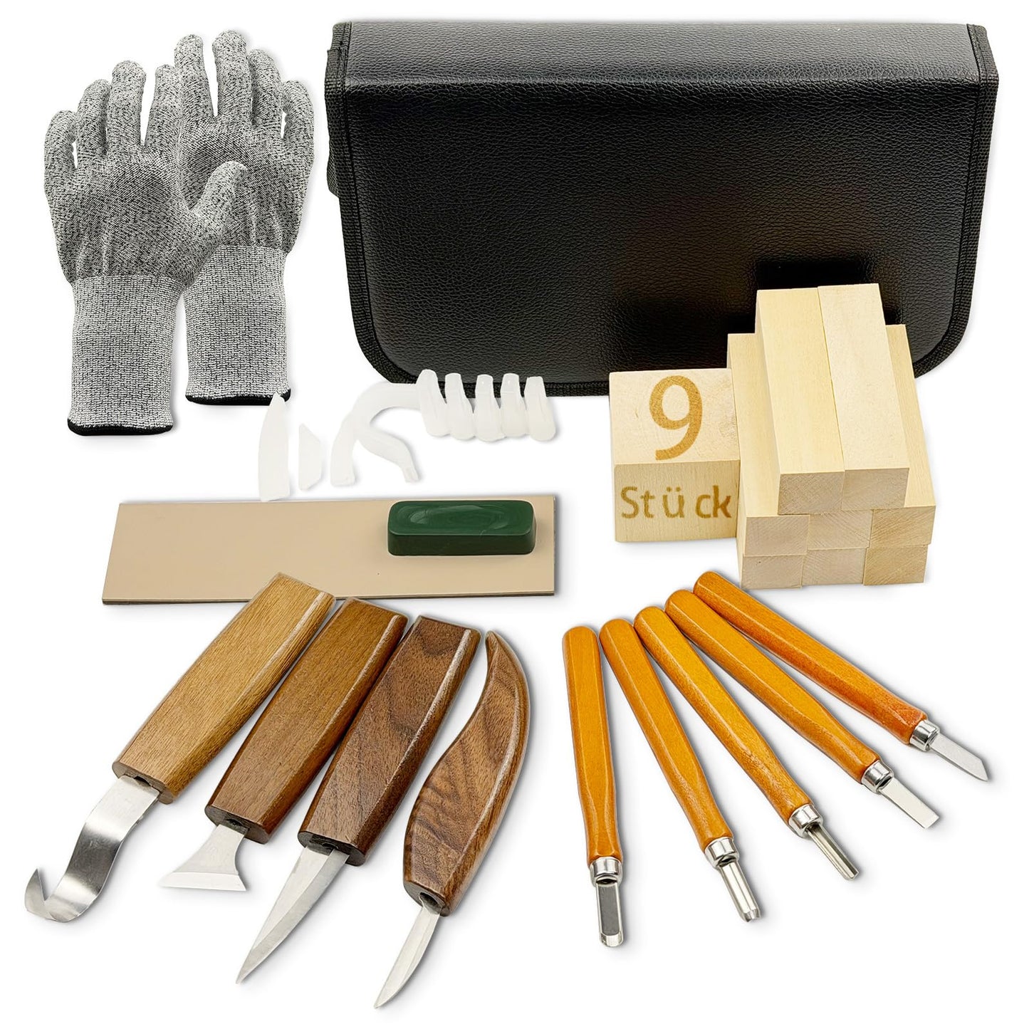 23-teiliges Schnitzwerkzeug-Set