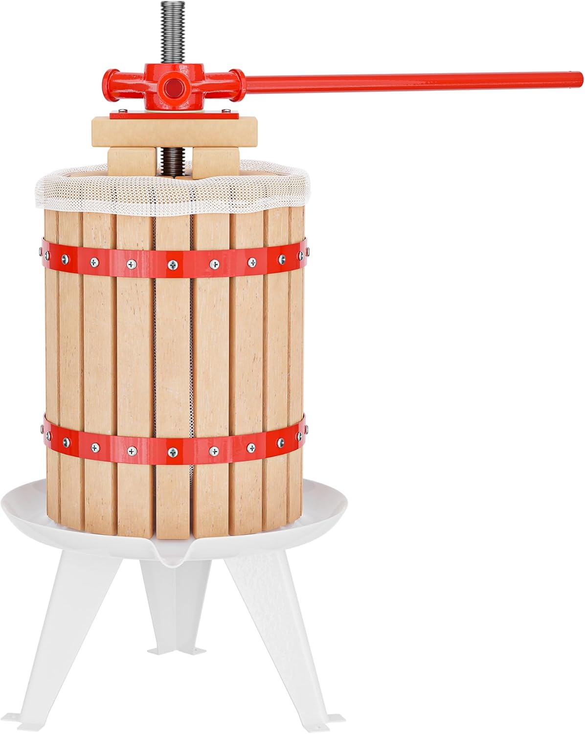 Manuelle Obstpresse, 6 l + 1 Presstuch|Manuell