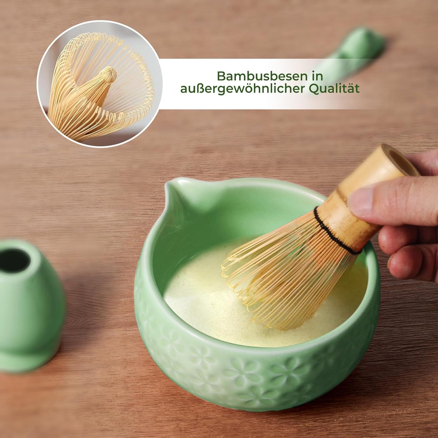 7-teiliges Matcha-Tee-Set, Green