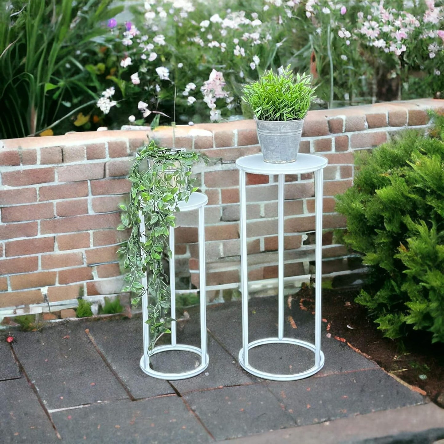 2er-Set Blumenhocker & Beistelltisch 96483