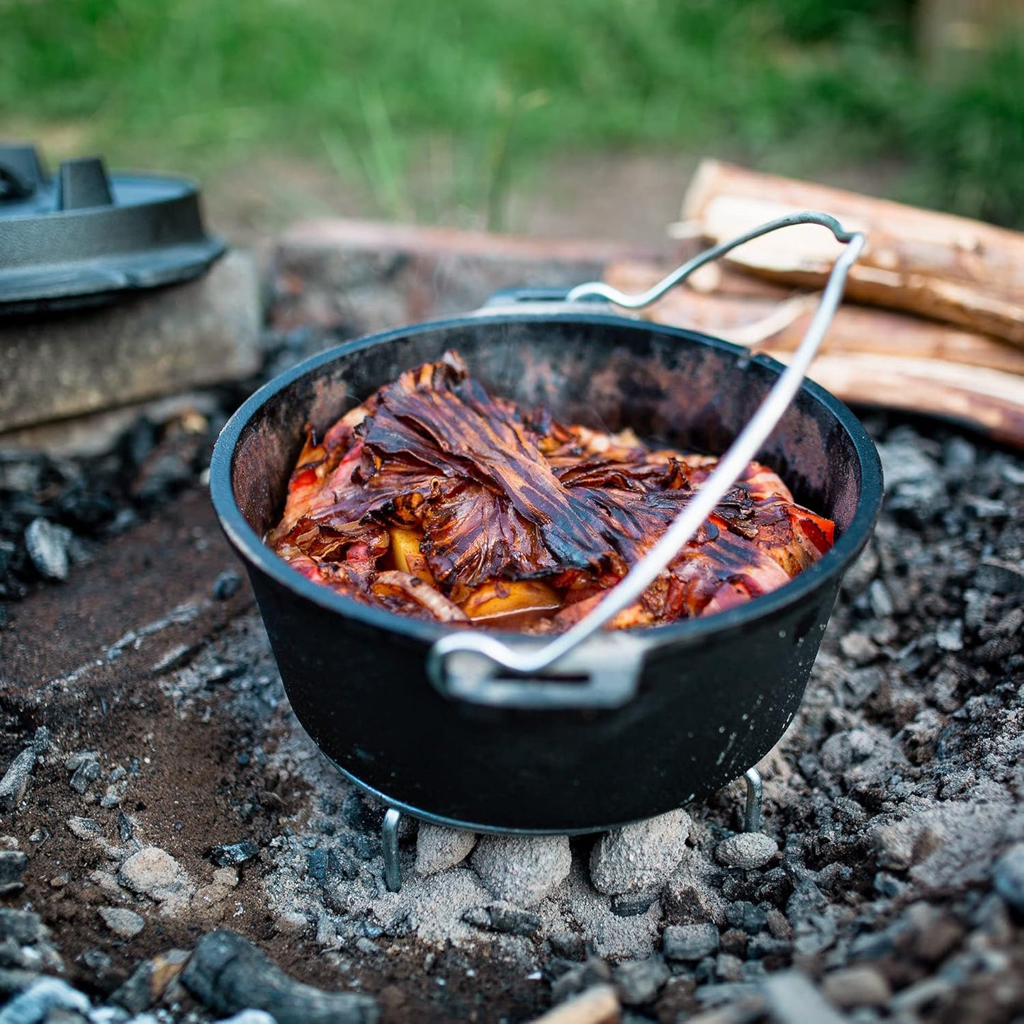 Dutch Oven Topf, Topf mit Füsse 9,0 Liter (DO9P)
