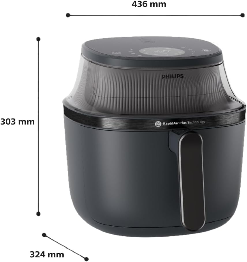 Airfryer 3000 Series, 6.2 L - neues Modell, mit Fenster