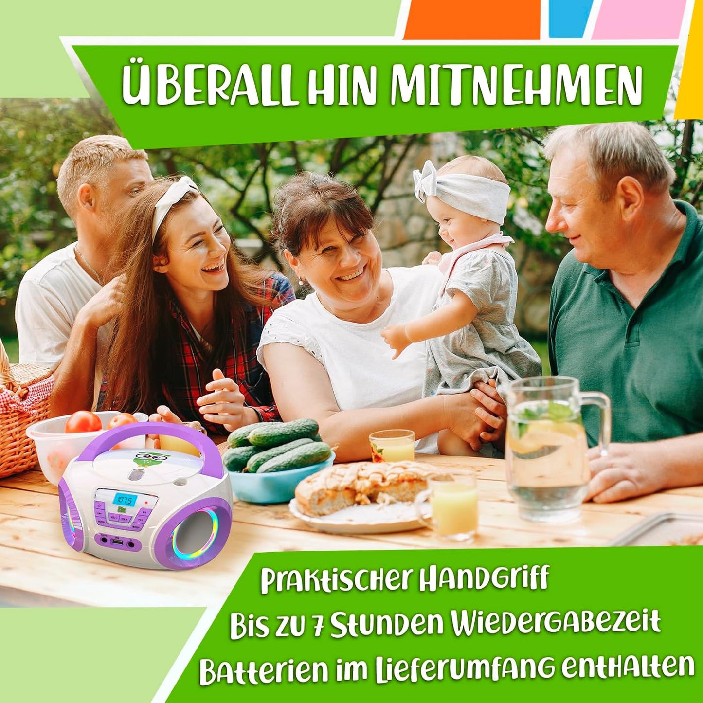 Boombox für Kinder