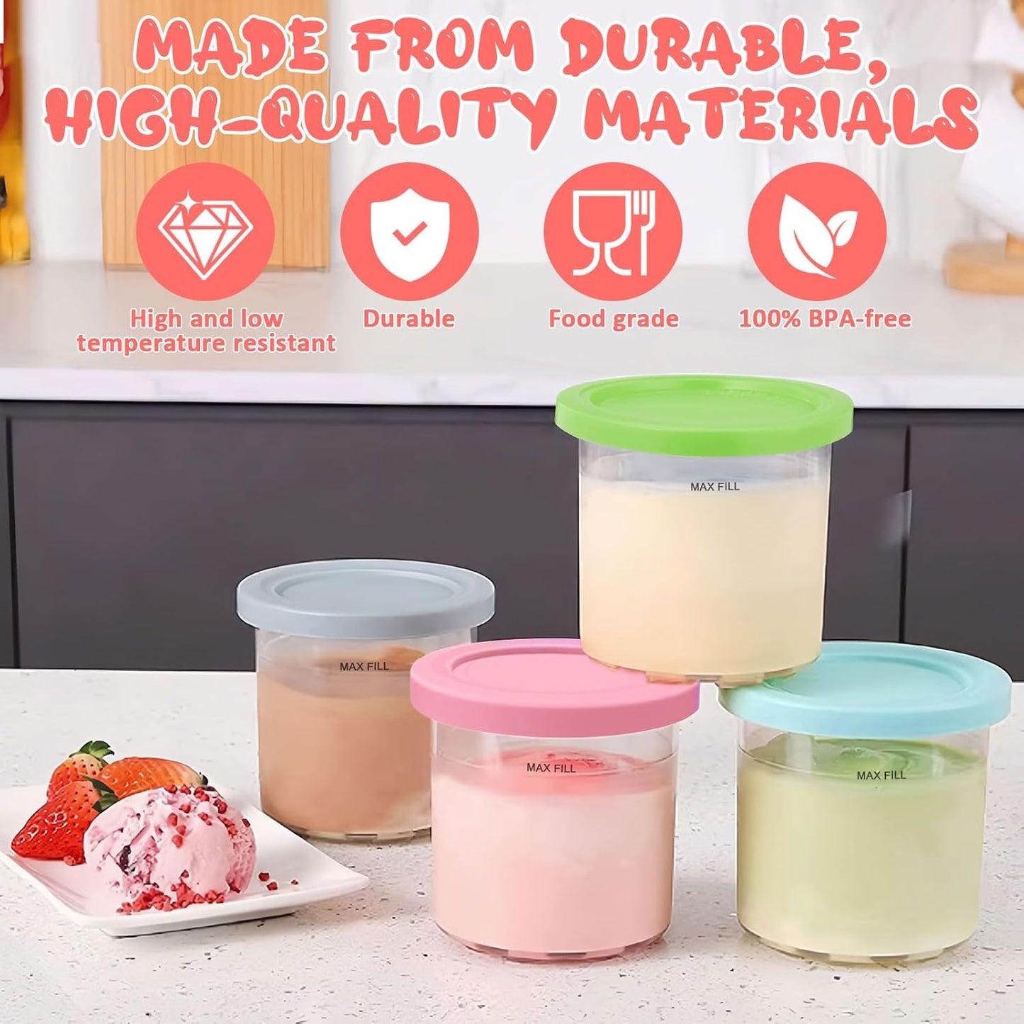 Eisbehälter-Set für Ninja Creami