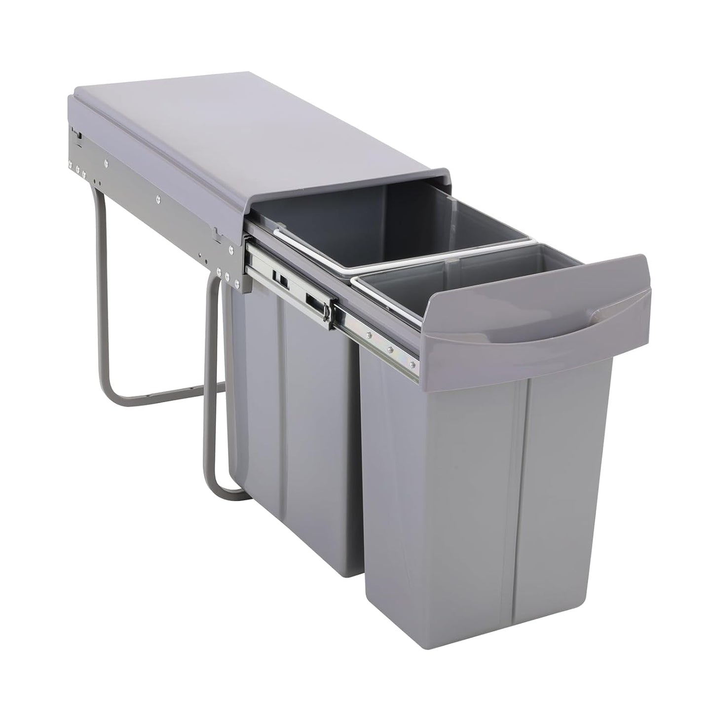 Einbaumülleimer EMCombo30 (2 Fächer, 10L + 20L) ausziehbar, EMCombo30