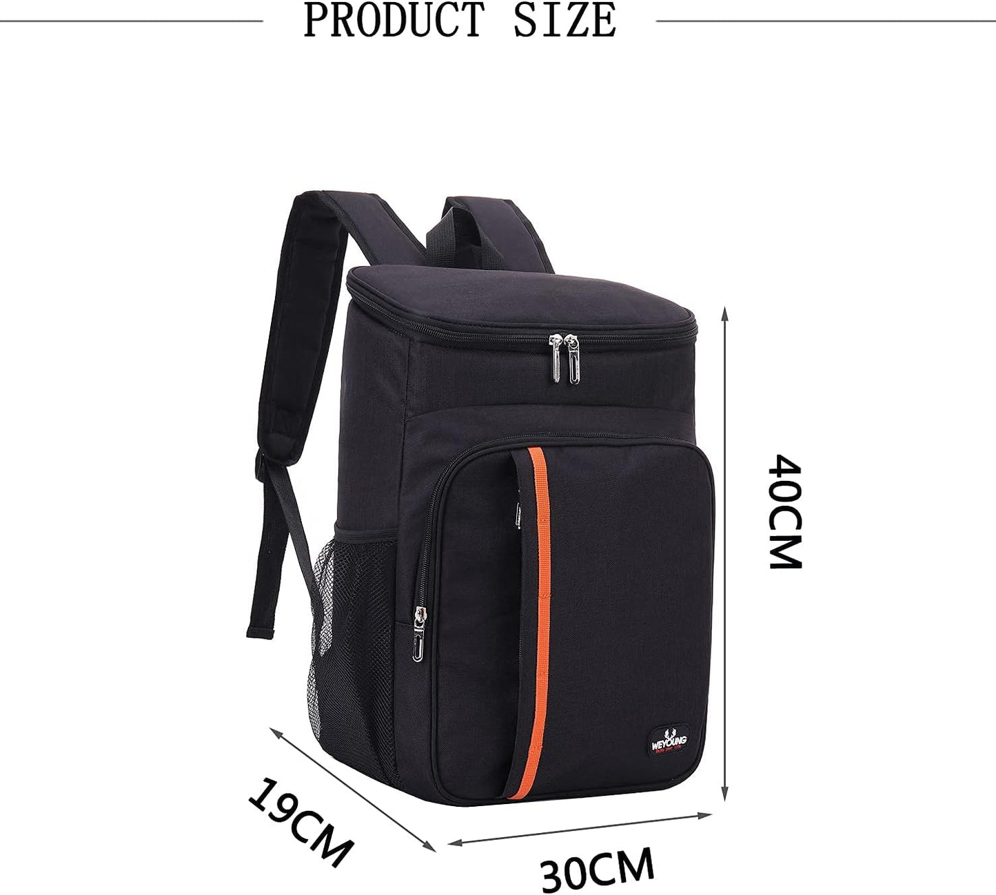 Kühlrucksack, Schwarz