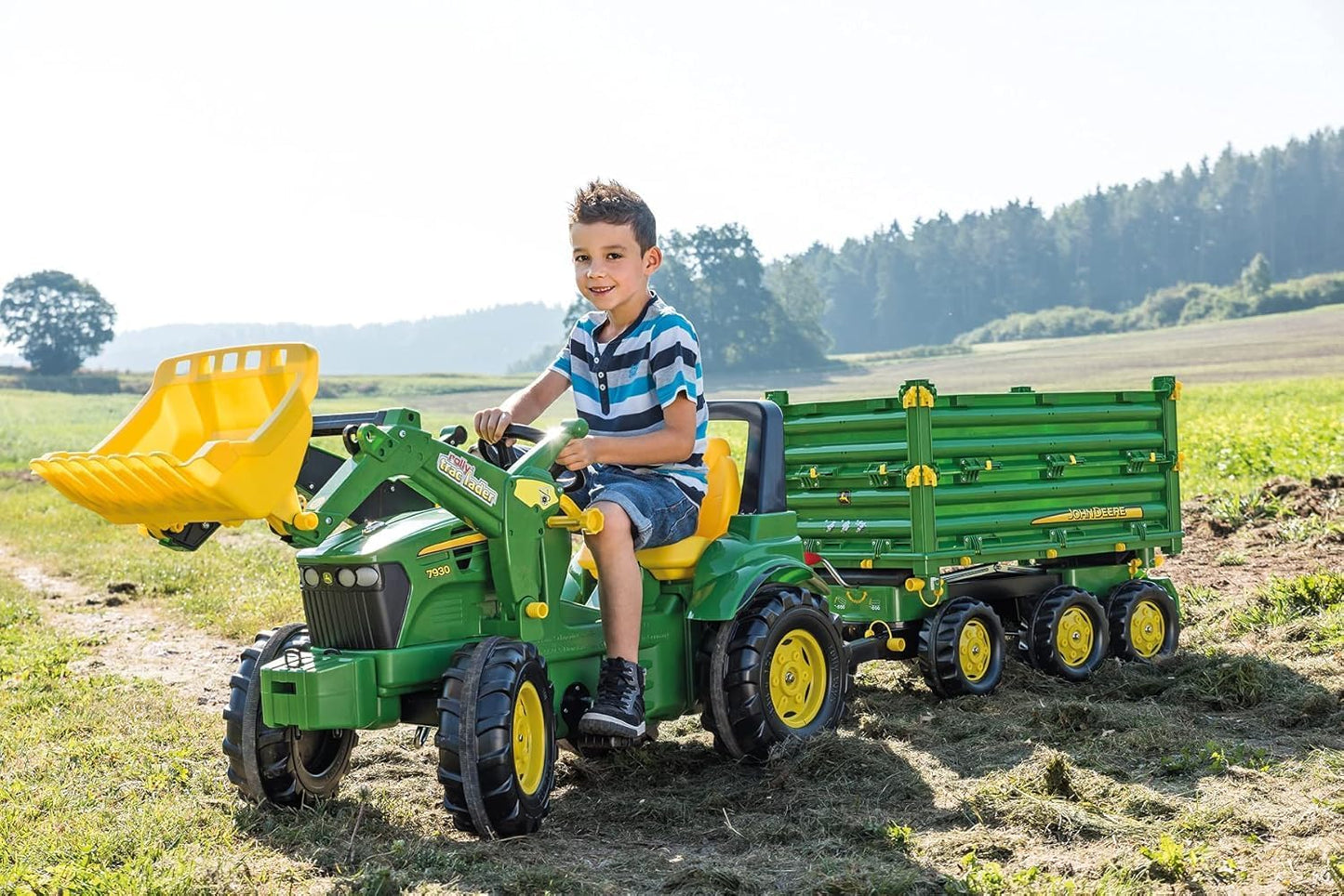 RollyFarmtrac John Deere 7930 mit Frontlader, Seilwinde und Blinklicht, mit Lader, Seilwinde und Blinklicht