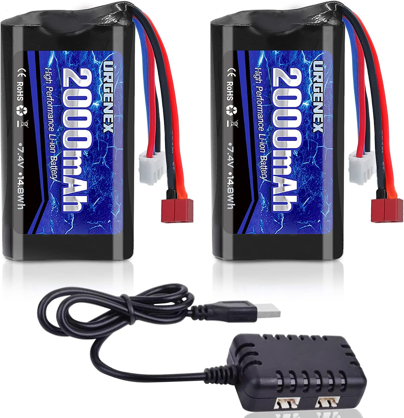 RC 7.4 V Li-Ion Akku 2000 mAh