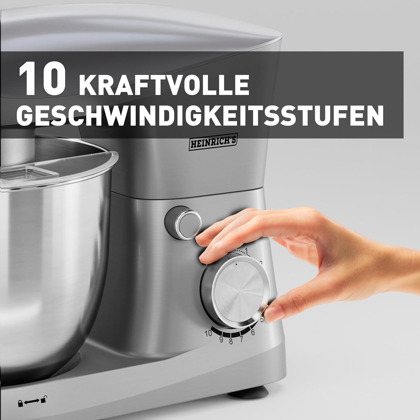 Küchenmaschine, Silber