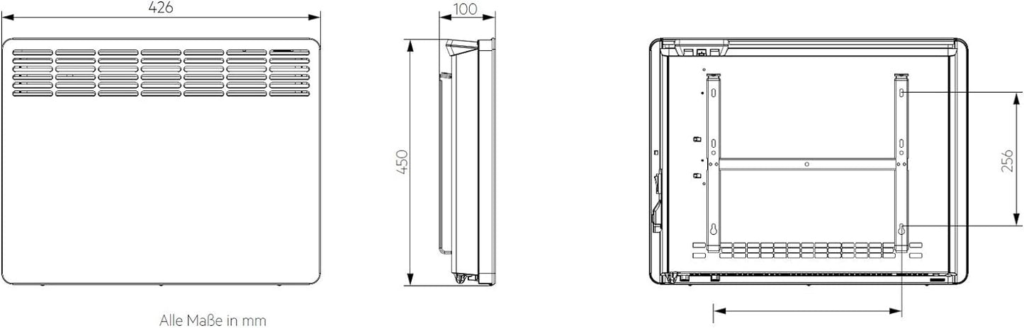 WKL 755, für ca. 9 m² / Metallgehäuse ohne 120-Min.-Timer