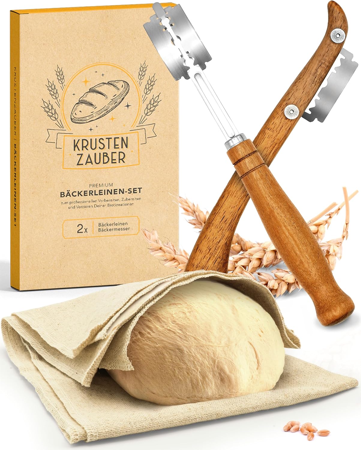 Bäckermesser-Set, Bäckermesser + Bäckerleinen