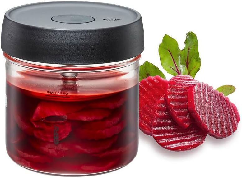 2er-Set Fermentierglas, 0,5 + 1 Liter (ohne Stössel und Zange)
