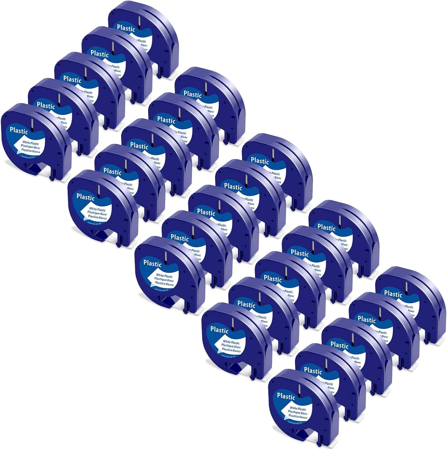 25er-Pack Schriftbänder für Dymo LetraTag, 25