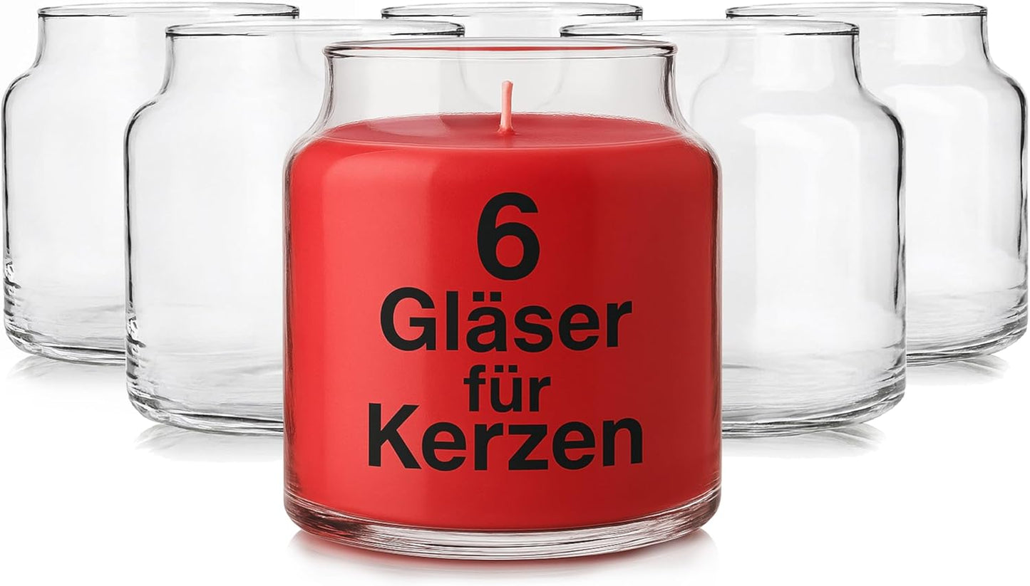 Kerzengläser Set für DIY Kerzenherstellung, 635 ml